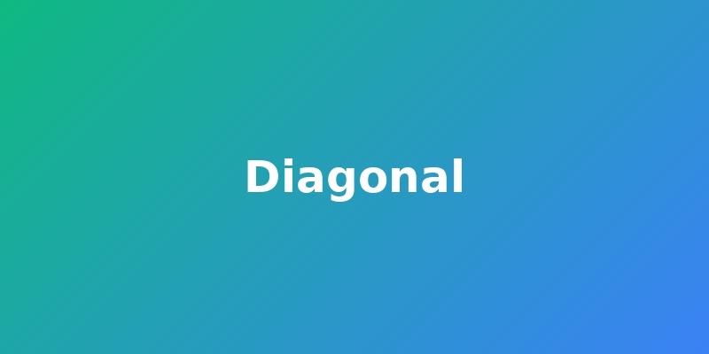 Diagonal Gradient